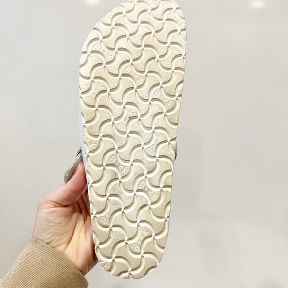 Birkenstock Boston White Leather Clog - Picture 6 of 11